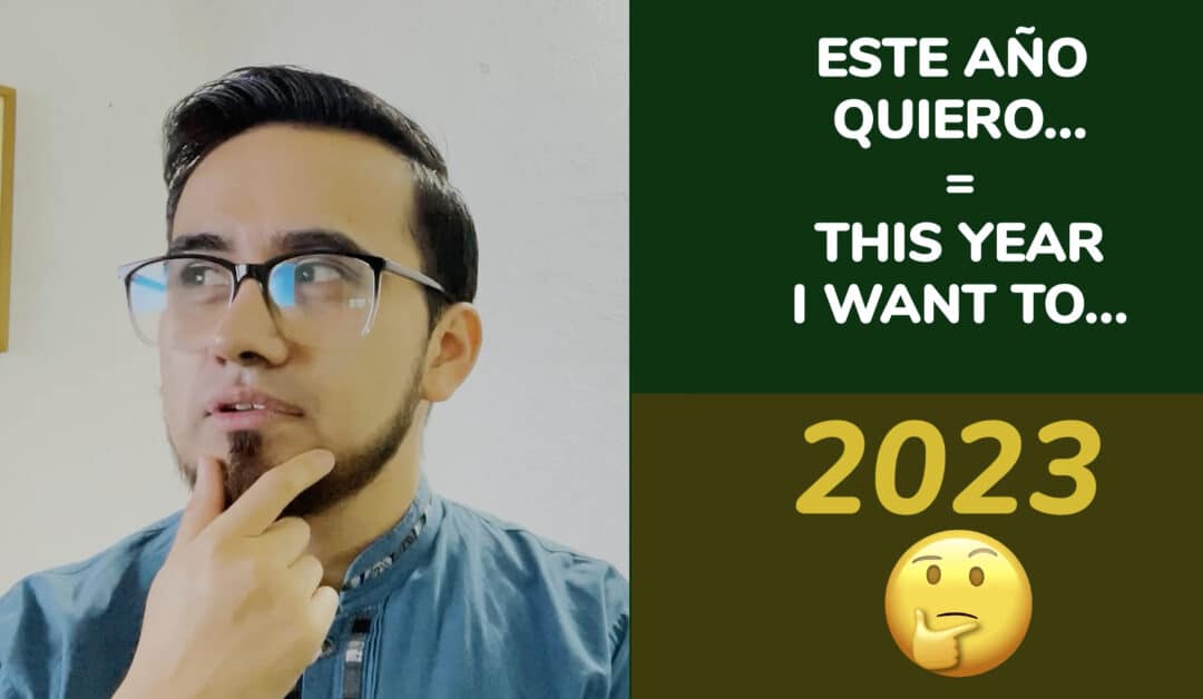 Spanish Maestro Neftalí Teaches “Este año quiero…”
