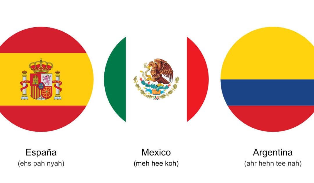 Learn the Spanish Pronunciation of Different Countries – A Geography Lesson