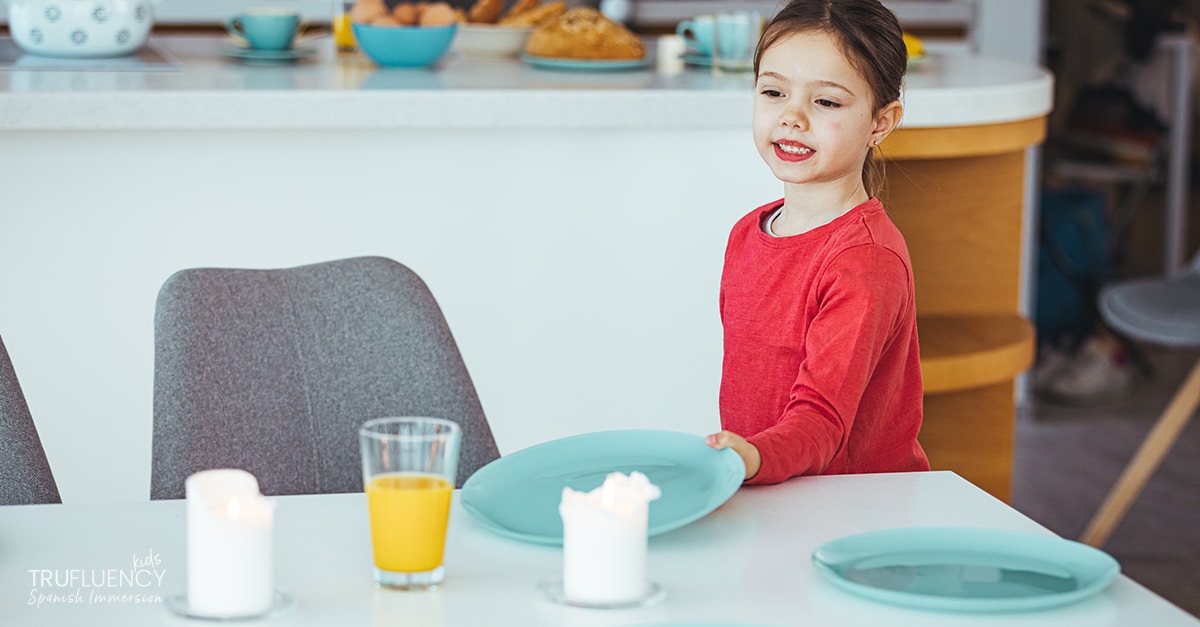 Setting the Table in Spanish with Maestra Brenda