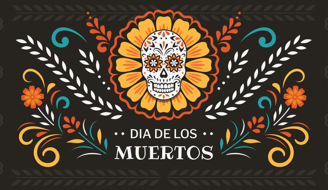 Dia de los Muertos Illustration | Day of the Dead Guide: History and Vocabulary to Celebrate It in Spanish