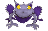 Thomas Haley Elementary School Horn Frog Mascot