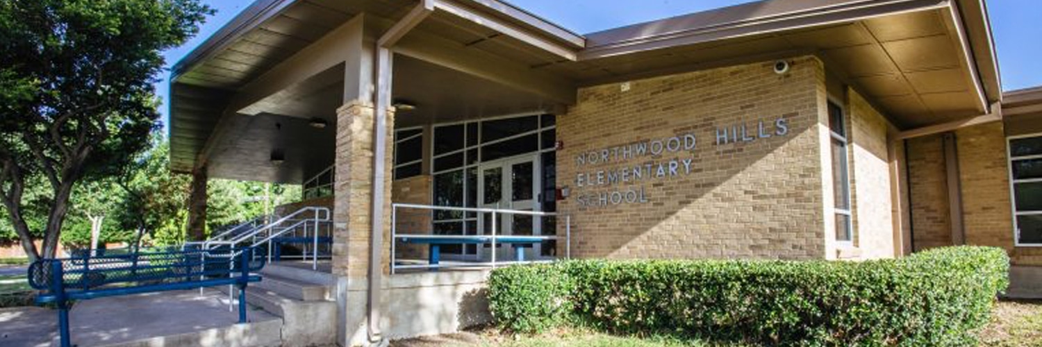 Exterior of Northwood Hills Elementary School in Richardson, TX